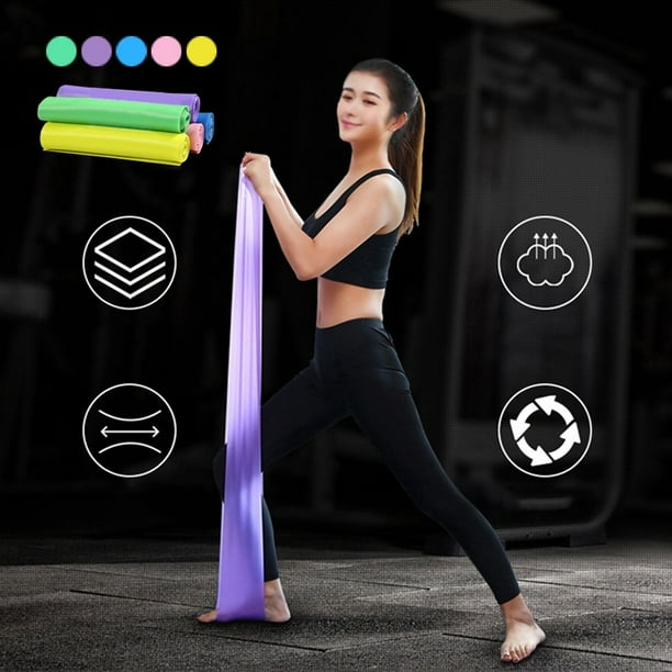 Yoga Resistance Bands For Women Men Workout Elastic Pilates Sport