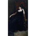 thumbnail image 2 of Georges Jules Victor Clairin 10x14 Gold Ornate Wood Frame and Double Matted Museum Art Print Titled - Portrait of -Gabrielle Krauss (1842-1906), Singer (1883), 2 of 4
