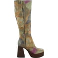 thumbnail image 2 of Circus By Sam Edelman Sandy Dark Moss Multi Pull On Knee High Platforms Boots (Dark Moss Multi, 7), 2 of 3