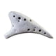 thumbnail image 1 of black Ocarina de 12 agujeros con forma elegante, Ocarina de cerámica en Alto C, Ocarina moteada, aprendizaje para principiantes, regalo de Navidad azul, 1 of 2