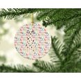 thumbnail image 2 of Merry Christmas Dalmatian Ceramic Ornament 2.8 in x 2.8 in, 2 of 3
