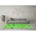 thumbnail image 3 of Ahgly Company Indoor Rectangle Solid Green Modern Area Rugs, 4' x 6', 3 of 4