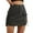 Black, variant on Cargo Skirt for Women Solid Mini Length with Pocket Mini Skirt Khaki M
