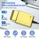 thumbnail image 5 of Afeitadora de láminas HIENA PRO para hombre, recortadora de láminas eléctrica doble, afeitadora eléctrica profesional, afeitadora apurada, inalámbrica, recargable con USB, dorada, 5 of 5