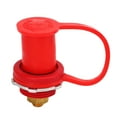 thumbnail image 2 of Battery Charger Posts, 3/8 In Color Coded Professional Sturdy Battery Terminal Stud Reliable  For RVs For Cars Red Positive, 2 of 8