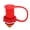 Red, variant on Riousery Battery Terminal Color Coded 250A 3/8in (9.5mm) Stud Connector with Cap for Cars RVs Boats, Black (Negative)