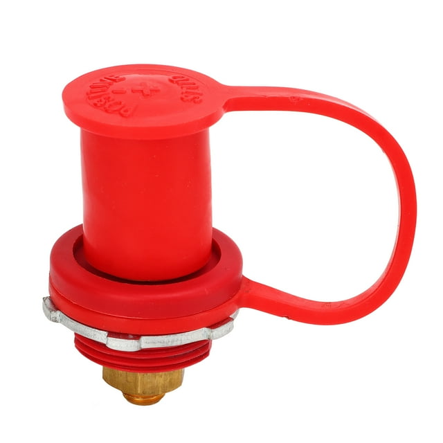 Battery Charger Post, 250A Rustproof Battery Terminal Stud Color Coded Stable With Dust For RVs For Cars Red Positive