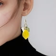 thumbnail image 4 of Unique Fruit Theme Earrings Artistics Sturdy Resin Lemon Pendant Findings, 4 of 10