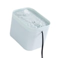 thumbnail image 1 of Fuente de agua para gatos con circulación automática, de agua recargable por USB para mascotas, cuenco alimentador de agua para perros, Verde Sunnimix Bebedero para gatos, 1 of 8