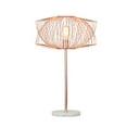 thumbnail image 1 of Sagebrook Home 50293 METAL 28" TABLE LAMP W/CAGE SHADE, ROSE GOLD, 1 of 3