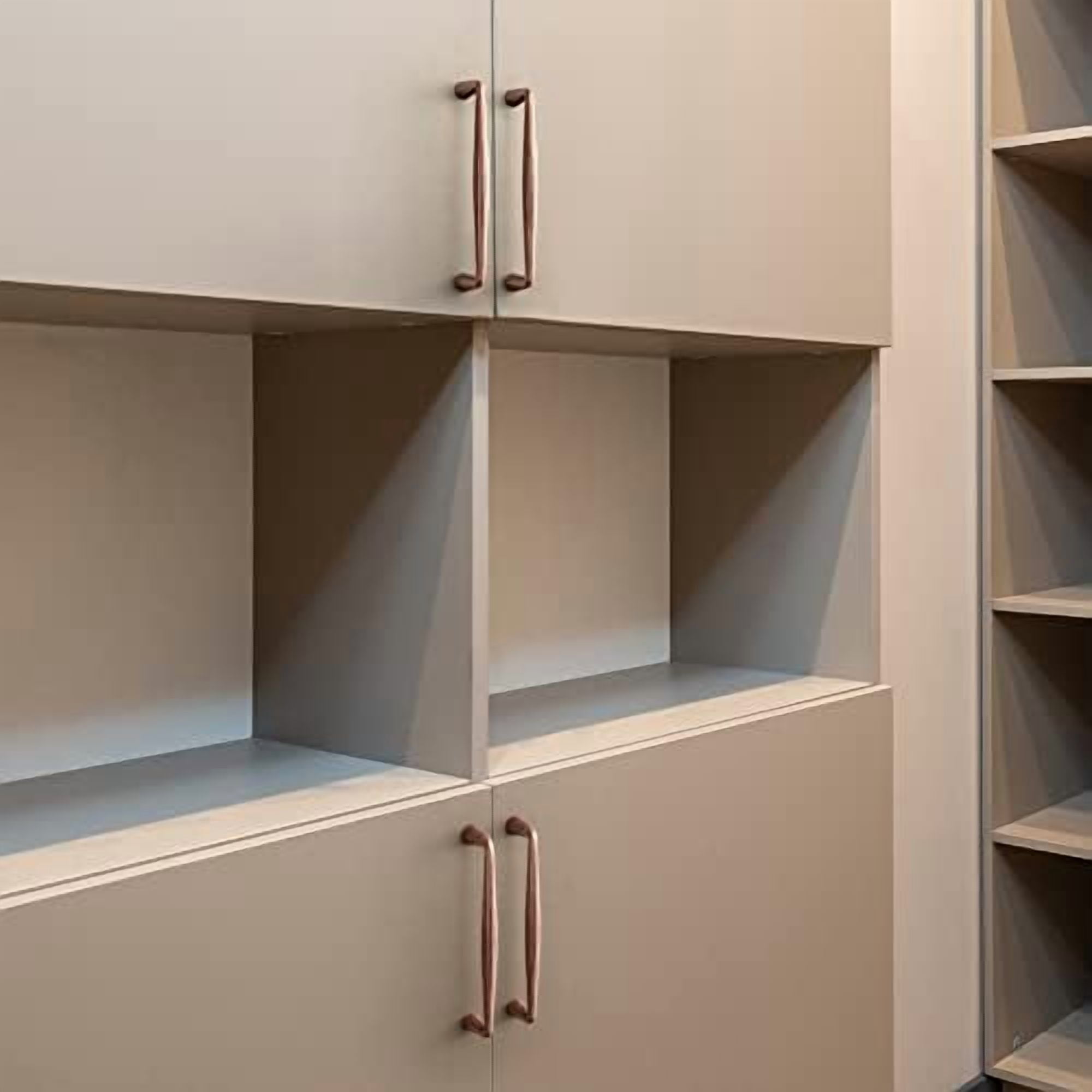 Vintage Retro Antique Copper Zinc Alloy Cabinet Handles - 7.56''(192mm) Hole Center Affordable Luxury Cabinet Pull Hardware for Bedroom, Kitchen, 6 Pack……