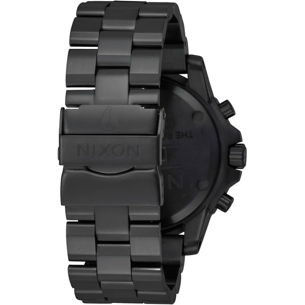 Nixon A549-602 Men's Ranger Chronograph Black Steel Bracelet Watch