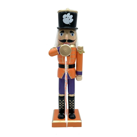 Clemson Tigers 14" Bugler Nutcracker