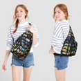 thumbnail image 4 of Sac à Dos Cyberpunk Gamer - Design Rétro Console avec Motif Graffiti Coloré, Sac à Bandoulière Anti-Vol pour Voyage & École, 4 of 4