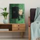 thumbnail image 5 of Qisvanset Framed Canvas Wall Art 12x16 Inch Green John Minimal Typography Bible Print Art, 5 of 5
