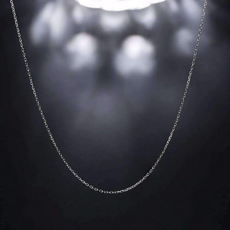 - ON SALE - Fine Belcher Oval Link Sterling Silver Chain Necklace in 18, 20 or 22 inches 18 inch