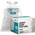 thumbnail image 1 of Bolsas de basura Plasticplace Custom Fit SimpleHuman Code P 50-60 L, 1 of 5