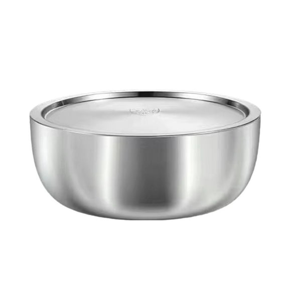 Cuenco de acero inoxidable con tapa Macarena 28 cm