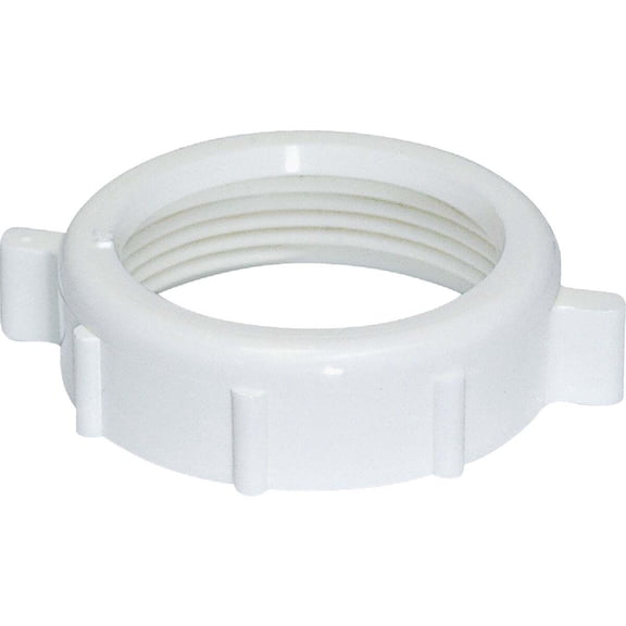 Eastman 1-1/2 In. Plastic Slip Joint Nut in White - 35064