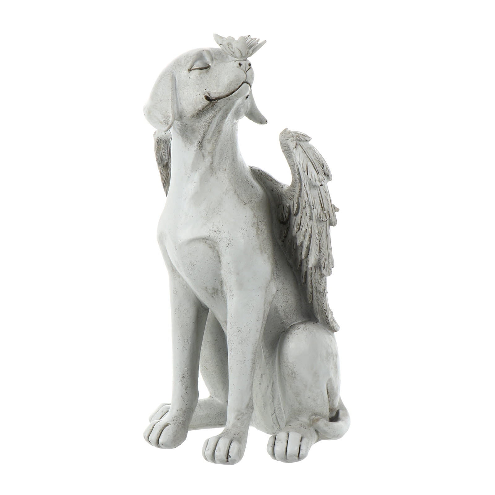 Resin Memorial Dog Angel Statue for Your Garden Memory of Dog's