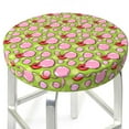 thumbnail image 3 of Uemuo Lips blowing bubble gum Pattern Round Bar Stool Seat Covers Washable Stool Cushion Slipcover Elastic Bar Chair Covers-12 inch, 3 of 7