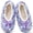 Purple, variant on Ecetana Women's Fuzzy Slippers Warm Plush House Shoes Slip On Winter Cozy Bedroom Slippers