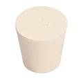 thumbnail image 3 of White Tapered Shaped Solid Rubber Stopper for Lab Tube Stopper Size 5  5Pcs, 3 of 5
