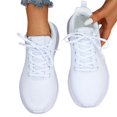 thumbnail image 3 of Yindaity Women'S Wide Fashion Sneaker Shoes for Women Sneakers White,8.5, 3 of 6