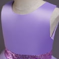 thumbnail image 4 of Toddler Little Girl Sleeveless Tulle Dress Kids Party Wedding Tutu Dresses 3-10T, 4 of 9