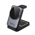 thumbnail image 1 of Folding magnetic three-in-one wireless charger,black, 1 of 23