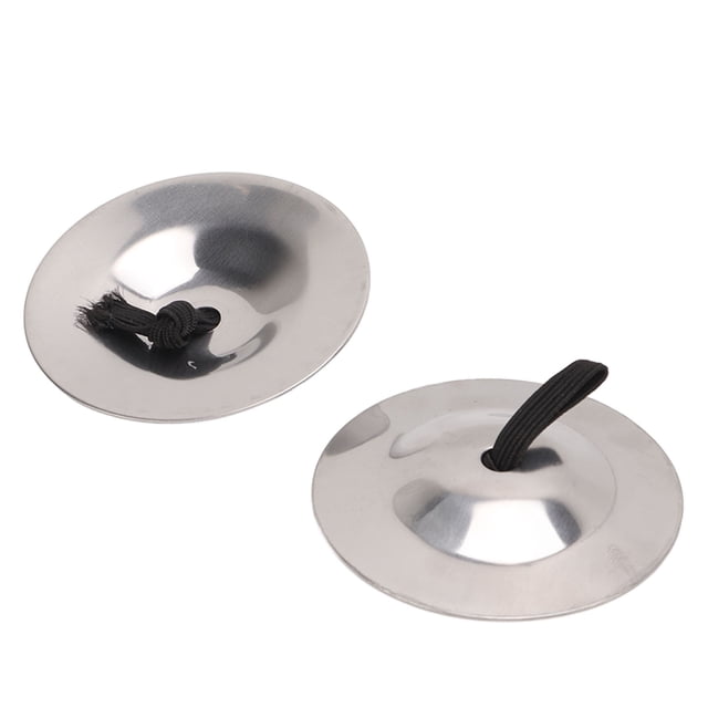 Finger Cymbals, Dancing Finger Cymbals Great Craftsmanship For Gift For Party Silver