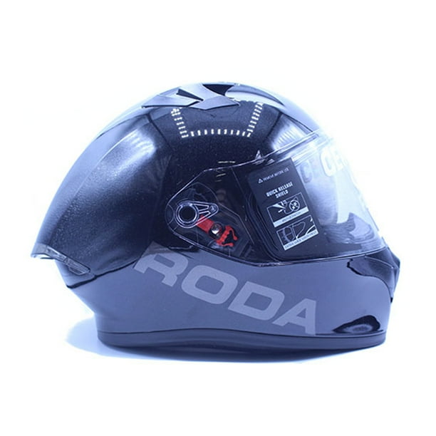 HOT Casco Integral Casco Cafe Racer Cerrado Casco Integral