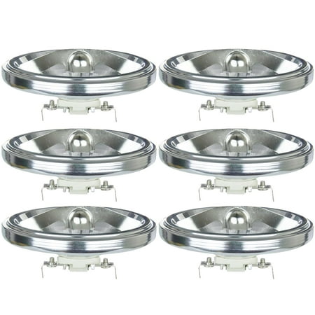 

6 Pack Sunlite 50 Watt 8° Spot AR111 Aluminum Reflector G53 Base