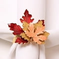 thumbnail image 3 of Napkin Button Christmas Decoration Inner Dia 3.8cm Fake Plant Festive Supplies Zinc Alloy Dining Table Set, 3 of 6