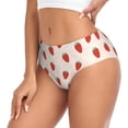 thumbnail image 2 of Balery Hand Drawn Strawberry Ropa Interior de Algodón para Mujer con Dibujo – Braguitas Cómodas y Elásticas, Estilo Clásico-3X-Large, 2 of 6