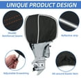 thumbnail image 4 of Seapisode 600D Fade and Crack Resistant Trailerable Outboard Motor Cover with Reflective Strips(Fits 50-115 HP), 4 of 6
