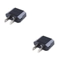 thumbnail image 4 of Toystoory Enchufe del Enchufe de conversión Enchufe del convertidor de corriente CA Adaptador de viaje móvil Adaptador de negro 2piezas, 4 of 6