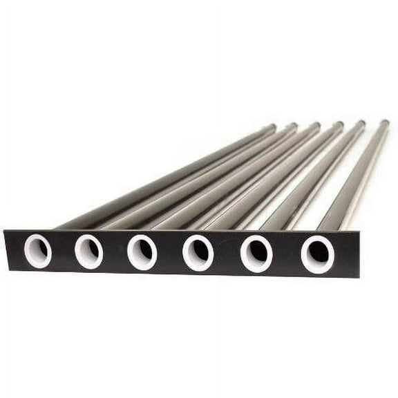 Lund Boat Fishing Rod Holder 2136936 | 6-Tube Black Plastic