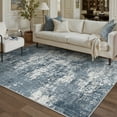 thumbnail image 2 of BERTHMEER 3'x5' Small Area Rugs for Kitchen Entrance Entryway Dining Room Bedroom Office Modern Abstract Contemporary Washable Non Slip Deep Blue Rugs Carpets, 2 of 4