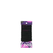 Goody Ouchless Damage Free Hair Elastics, Small Hair Ties, 2mm, For All Hair, Black, 50 Ct