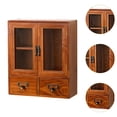 thumbnail image 6 of FashionCha Jewelry Organizer Retro Storage Cabinet Wood Storage Holder Vintage Mini Perfume Brown, 6 of 9