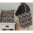thumbnail image 2 of Soimoi Polyester Fleece Blue Fabric By the Yard - 56 Inch Wide - Ikat Fabric - Elegant and Traditional Patterns for Stylish Creations Printed Fabric, 2 of 6