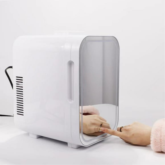Mini Refrigerator Small Dormitory Fo Cosmetics Student 8L Fridge Drinks Fruit Compact Mini Fridge Cooler Fridge Refrigerated Led Car Fridge Home Mini Fridge Outdoor Refrigerators