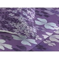 thumbnail image 3 of Ambesonne Spring Quilted Coverlet 3 Pcs, Spring Romantic Meadow, Queen Size, Purple White, 3 of 4