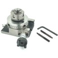 thumbnail image 1 of Assorts 3"Inch II 80 mm Low Profile Milling Rotary Table (50 mm 4 Jaws Chuck with Back Plate & Fixing T nuts), 1 of 5