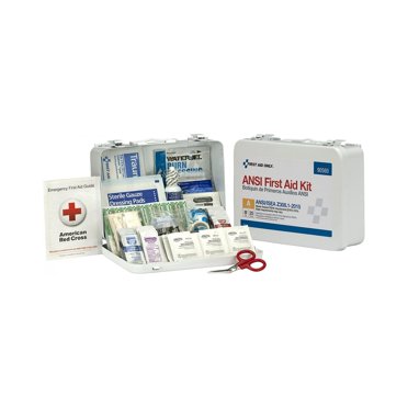 10 Person First Aid Kit ANSI A Metal Case 10...