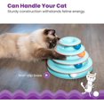 thumbnail image 4 of Chase Meowtain Interactive Cat Track Toy with Spinning Balls, 4 of 9