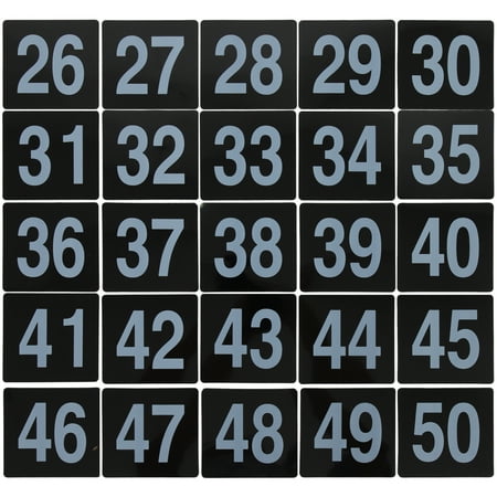 

25Pcs Restaurant Table Numbers Tent Table Numbers Seating Reserved Signs for Guests