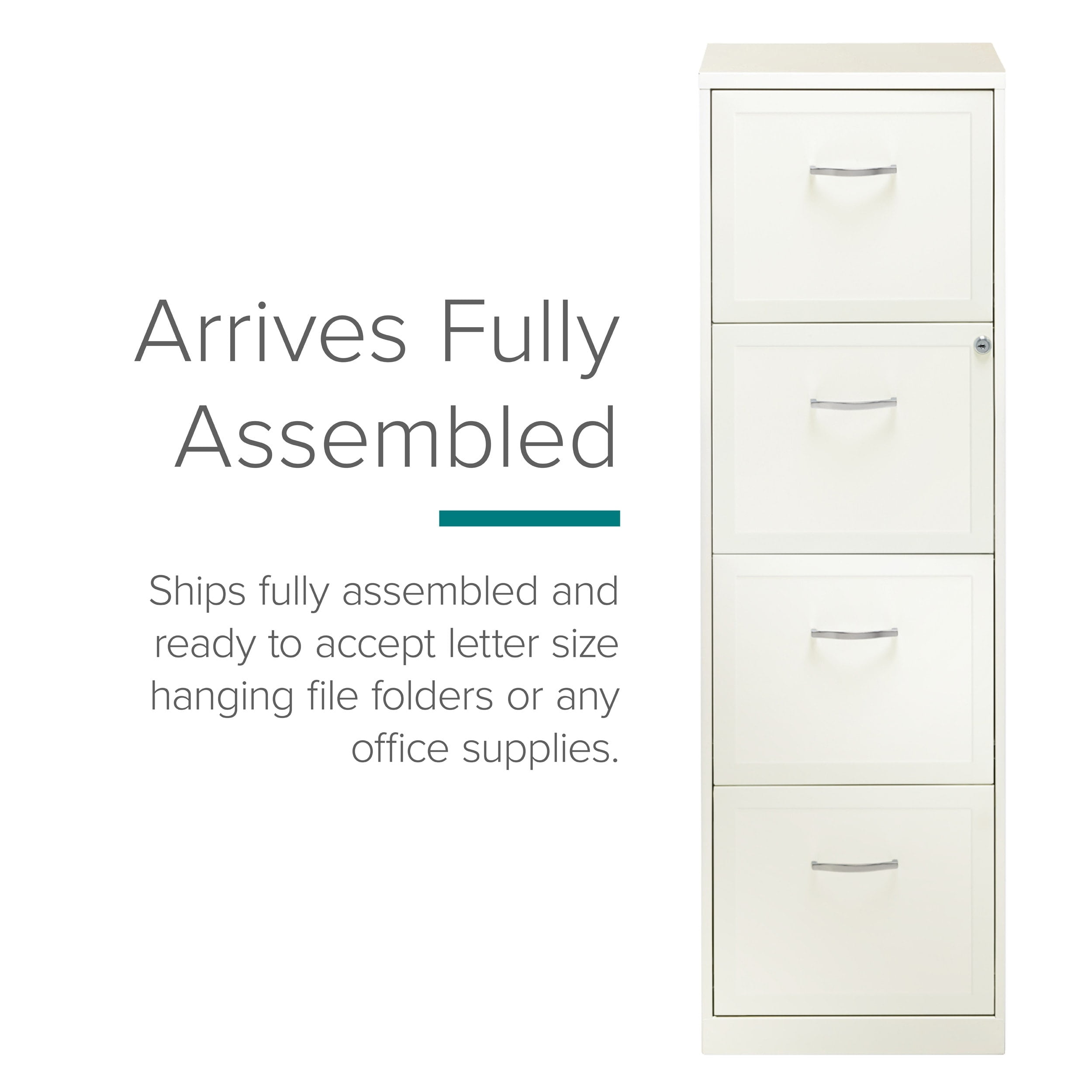 Hirsh キャビネット　インダストリアル Hirsh Industries Space Solutions 4-Drawer Metal Vertical
