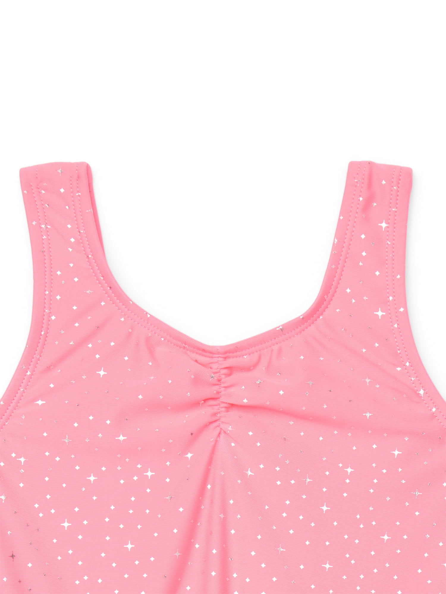 Wonder Nation Baby and Toddler Girl Tutu Swimsuit One-Piece, Sizes 12M-5T